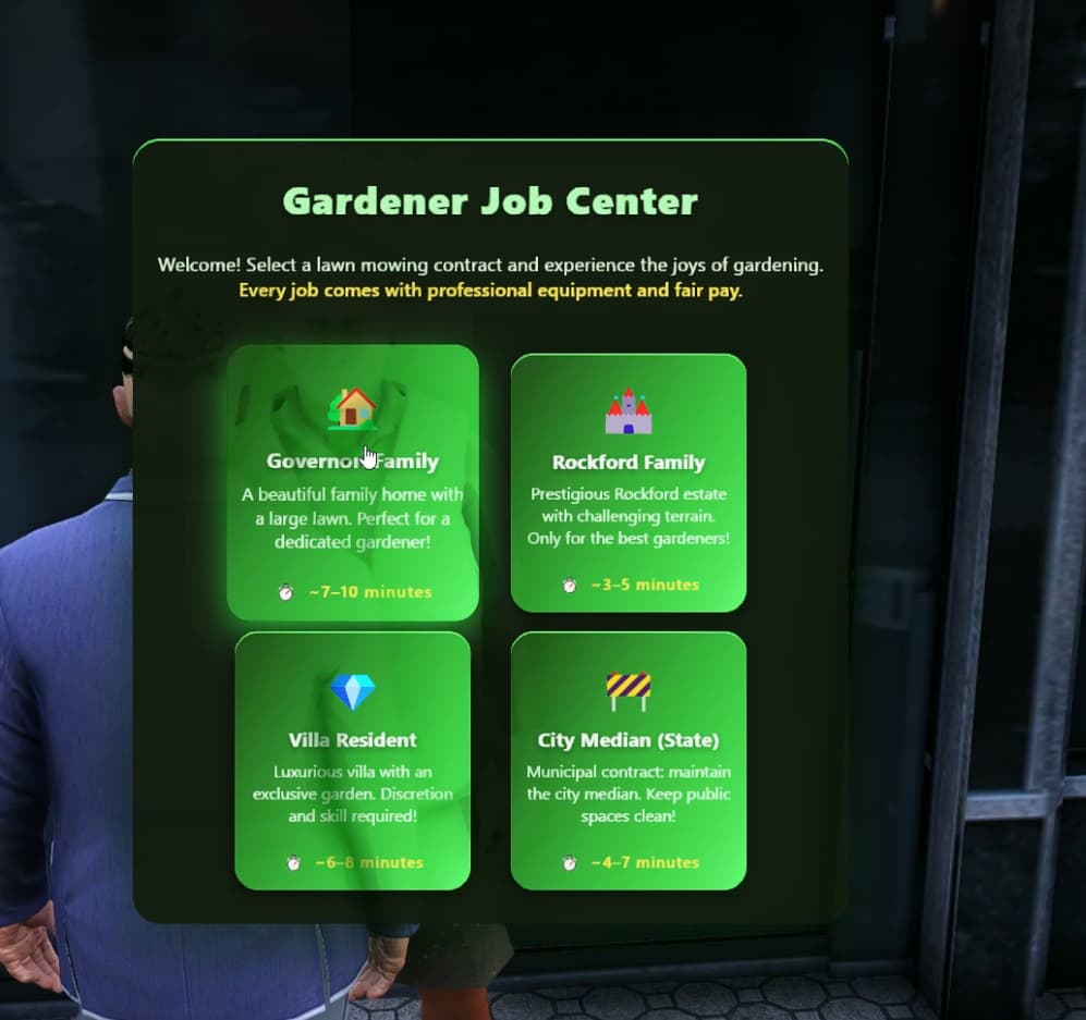 [PAID][ESX][QBCore] Gardener Job Script - FiveM Releases - Cfx.re Community