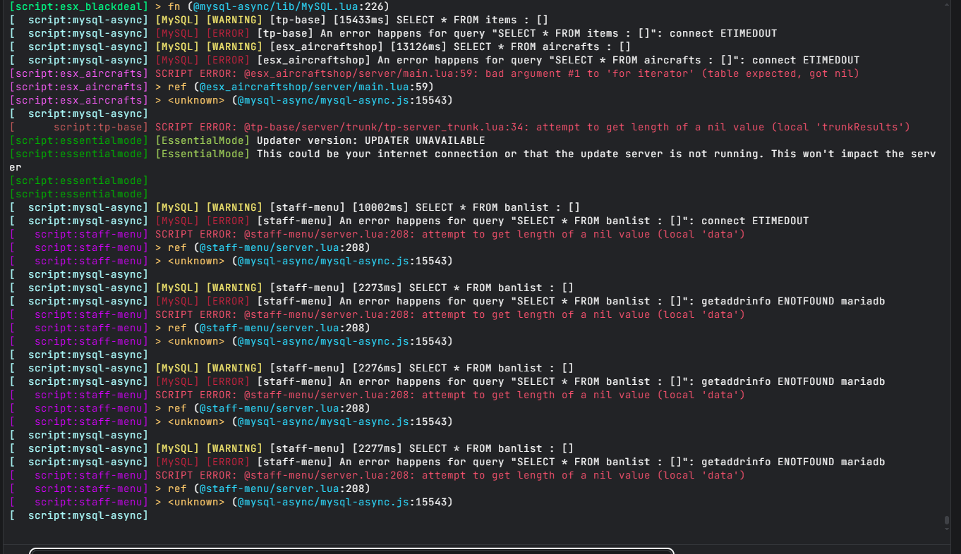 [Release] MySQL Async Library - 3.3.2 - Page 47 - FiveM Releases - Cfx ...