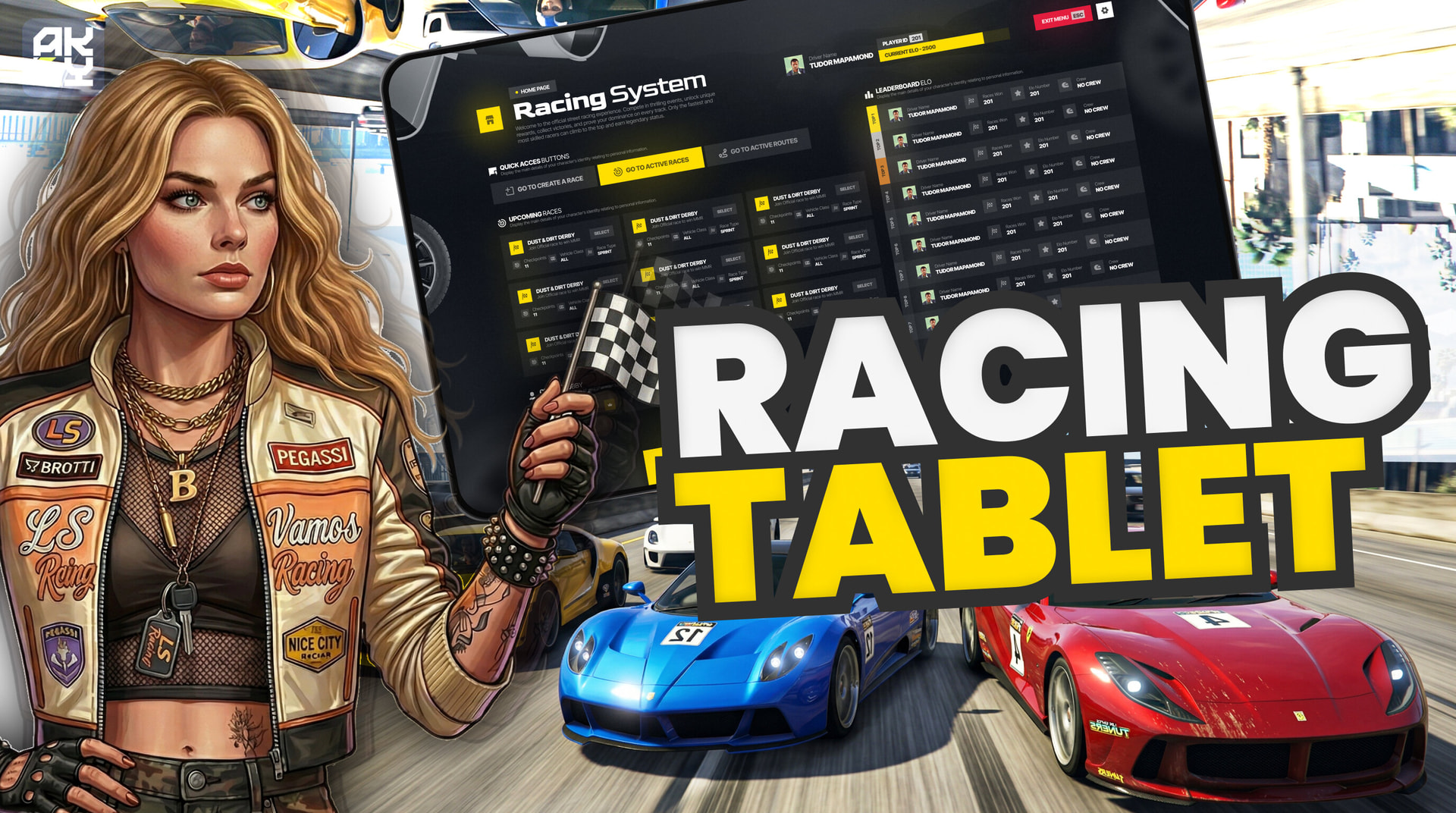 Advanced Racing System | Ranked • ELO • Crews • Custom Tracks - FiveM ...