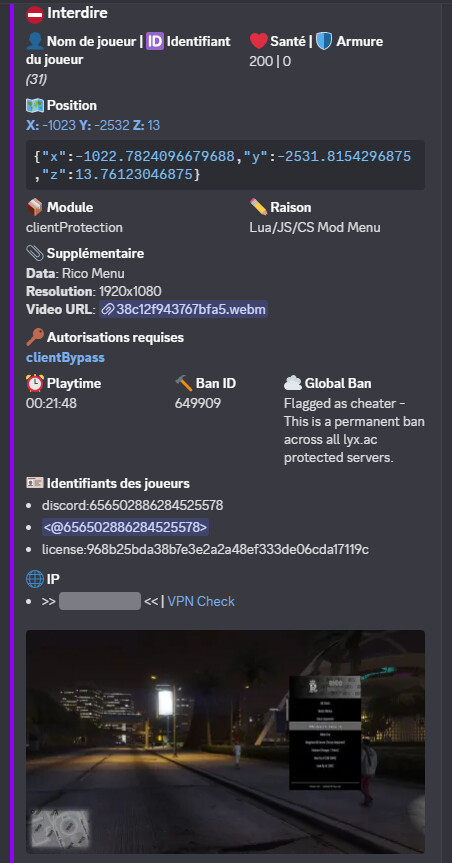 [Standalone] Anticheat & Admin Menu - FiveM Releases - Cfx.re Community