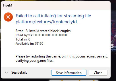 Fivem Crashes Every time I open it. First download - FiveM Client ...