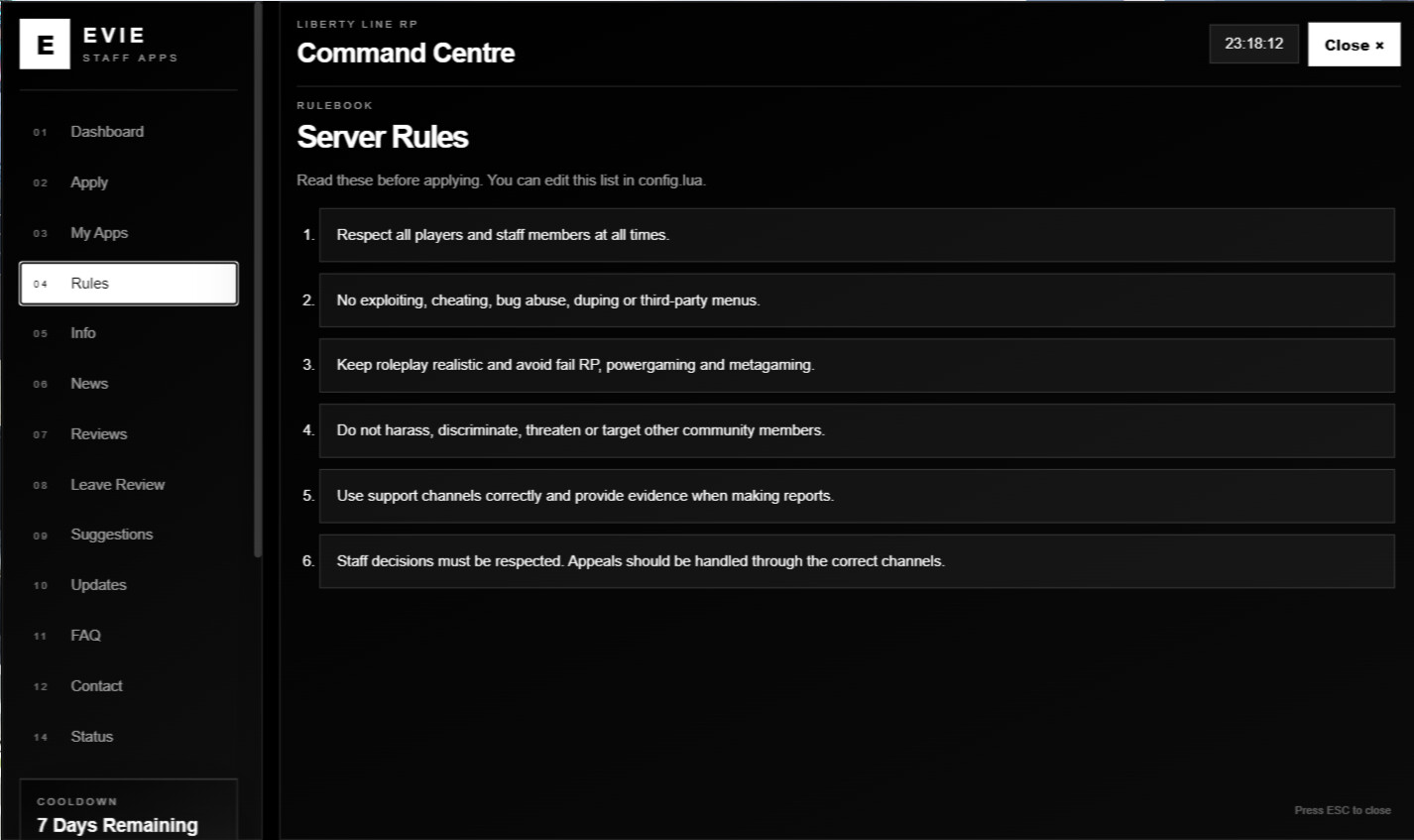 [PAID] Staff Command Centre [QB/QBX/ESX] - FiveM Releases - Cfx Forum