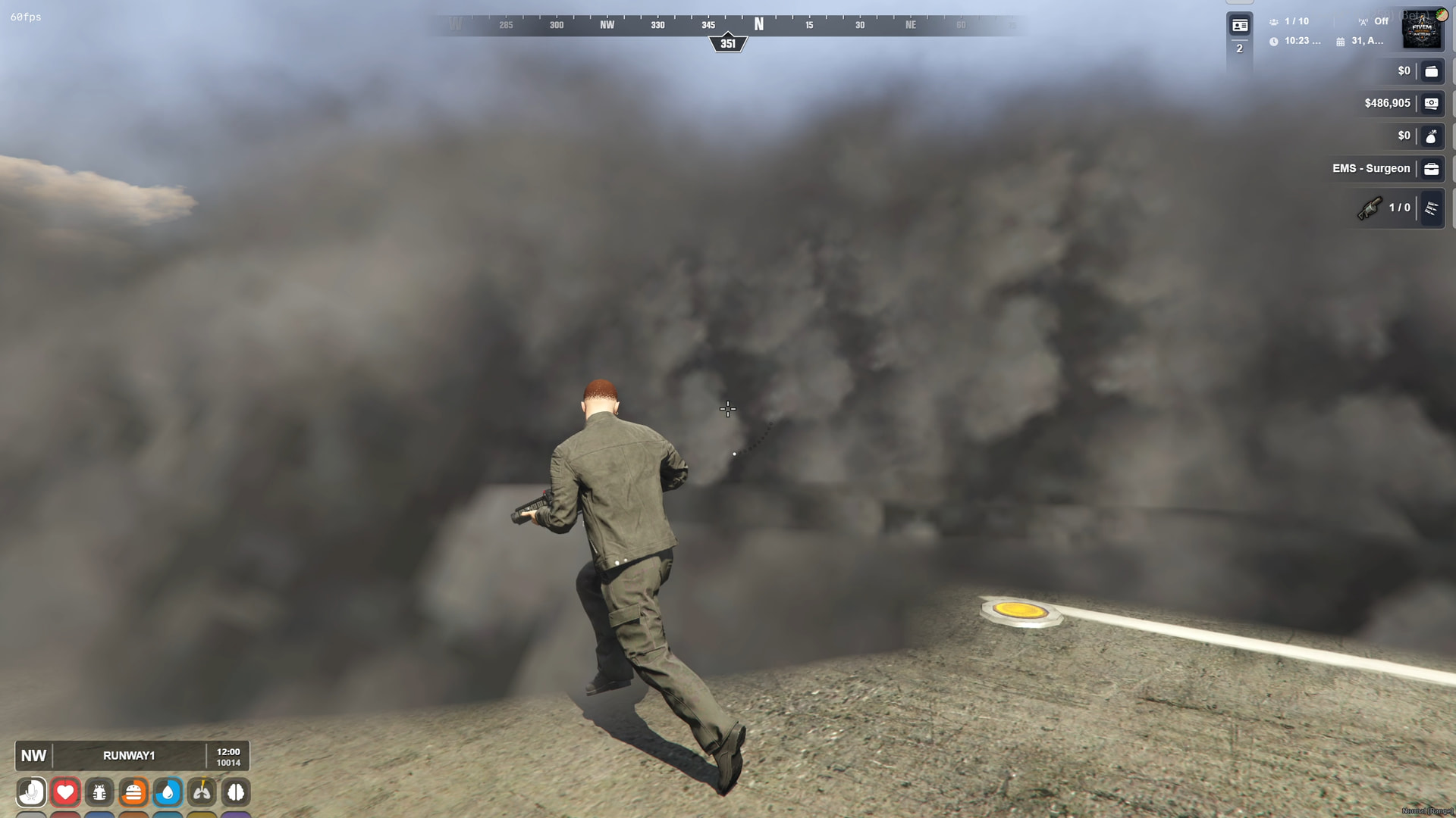 FiveM dense smoke effect