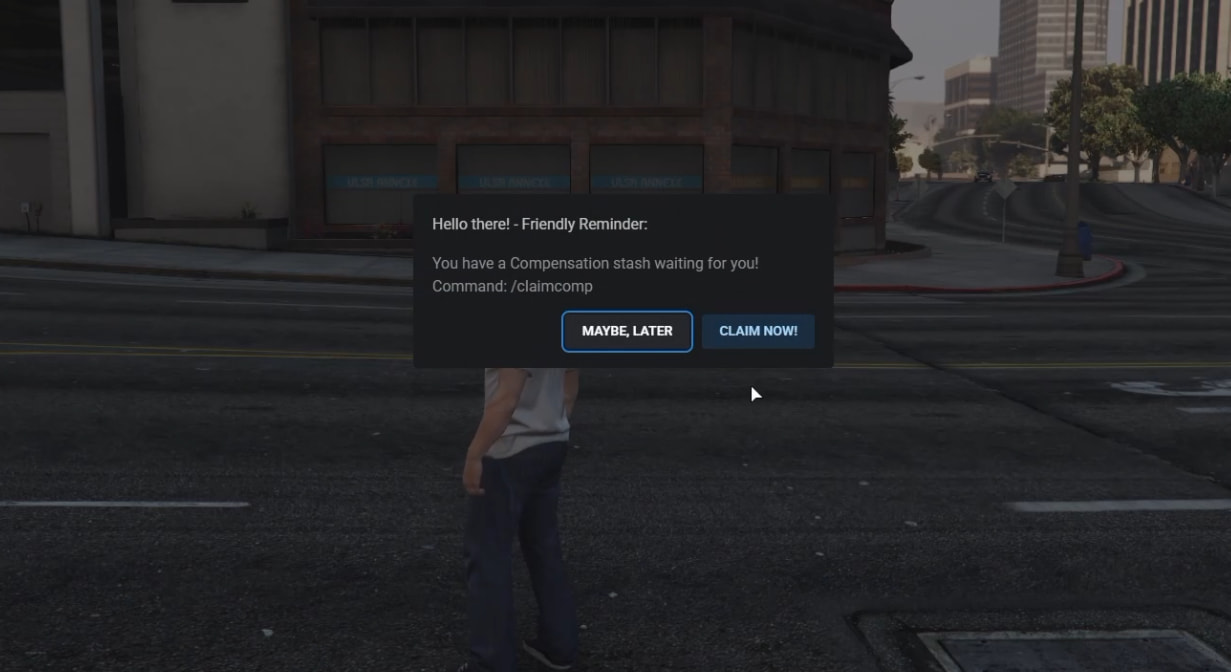 免费 FiveM 补偿物品存储工具 | 离线奖励、Discord 日志及更多功能