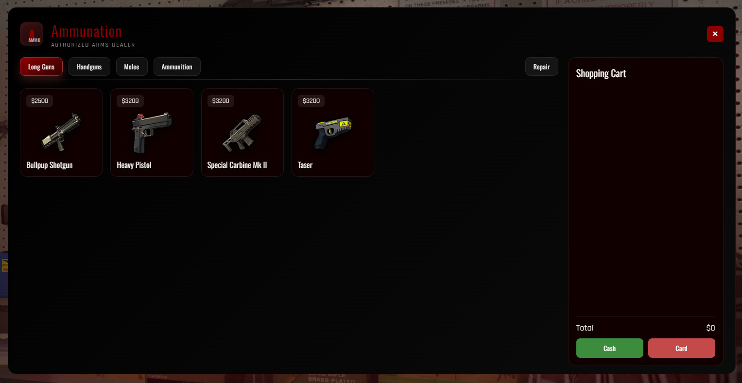 [PAID] [Script] | DVC-Weaponshop - FiveM Releases - Cfx Forum