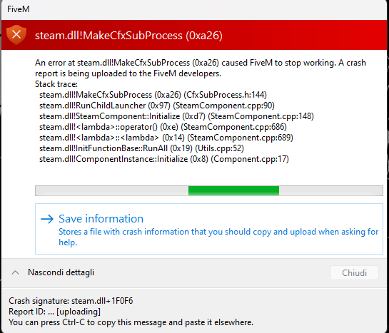 fivem fatal error - FiveM Client Support - Cfx.re Community