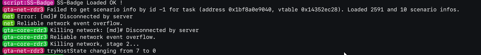 reliable event network overflow for RedM - RedM Client Support - Cfx.re ...