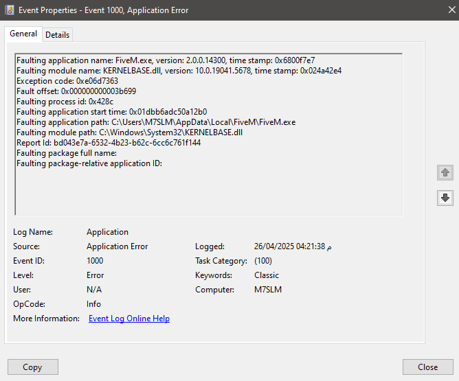 FiveM crashes immediately upon launch - FiveM Client Support - Cfx Forum