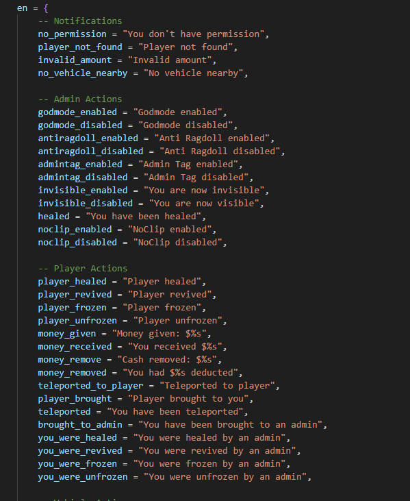config5 aduty translations