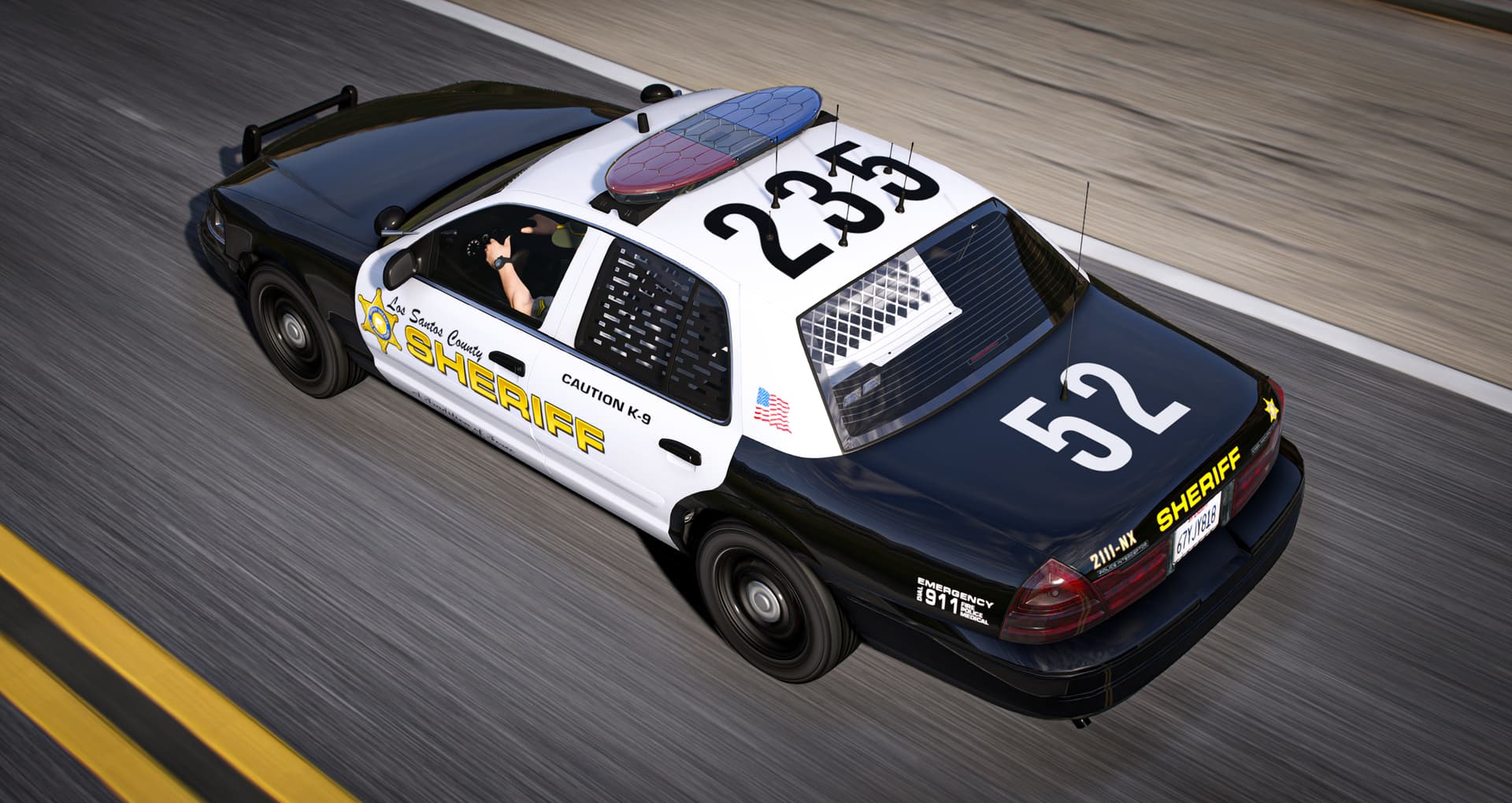 ONX Vapid Monarch Police Interceptor (2011) thumbnail 3