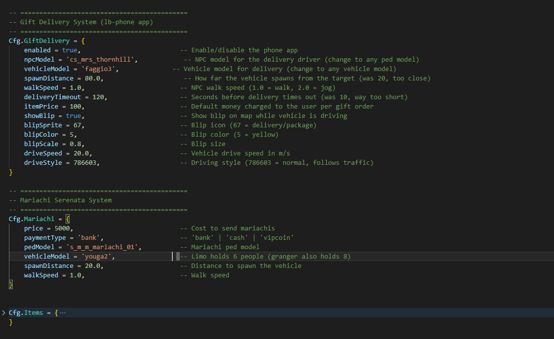 config flower