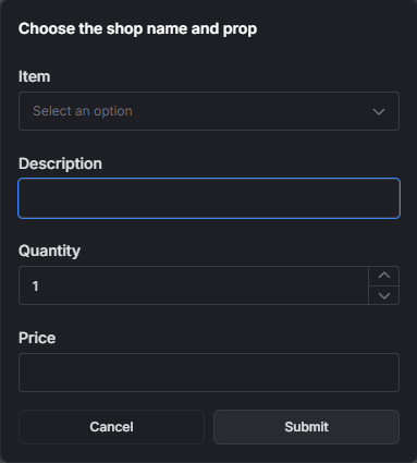  [QB/ESX/QBOX] StreetShops – Unlimited Shop Creation & Real-Time Management! thumbnail 4