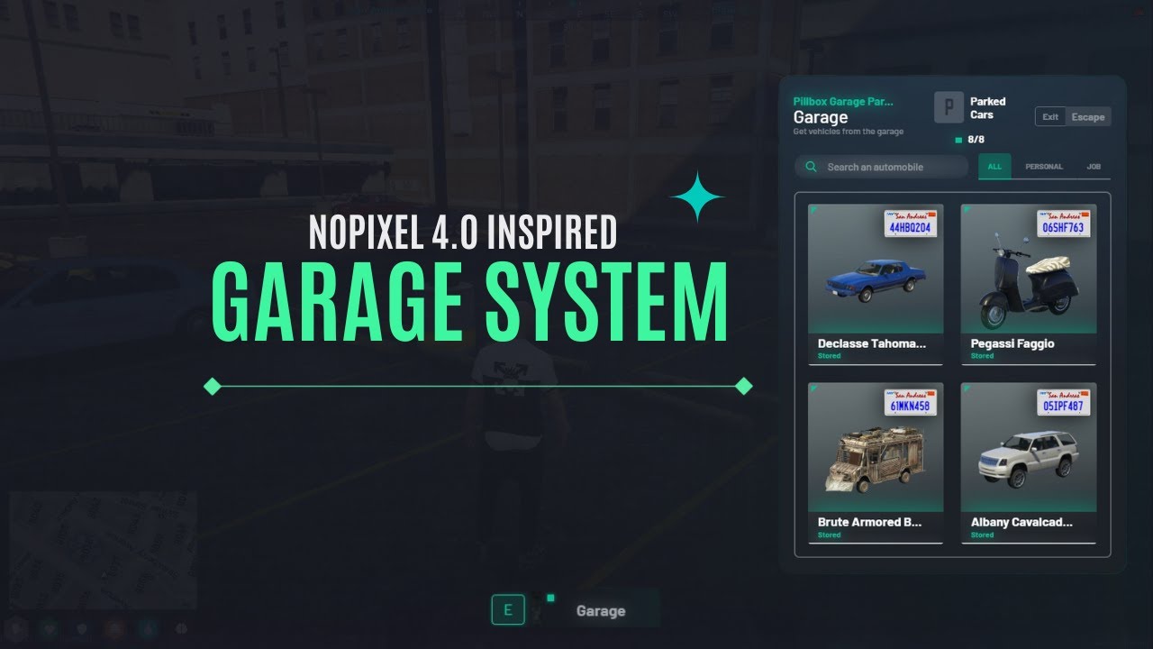 Qb-Garages ve2 Nopixel Inspired 4.0 - FiveM Releases - Cfx.re Community