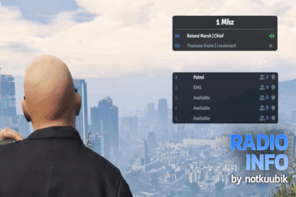 [PAID] Radio Information System [ESX/QB/CUSTOM] Thumbnail