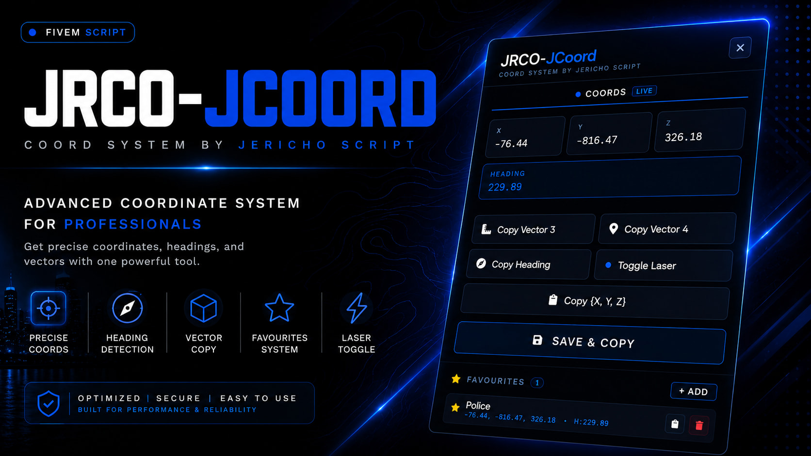 [发布][免费] JRCO-JCoord | 高级坐标系统