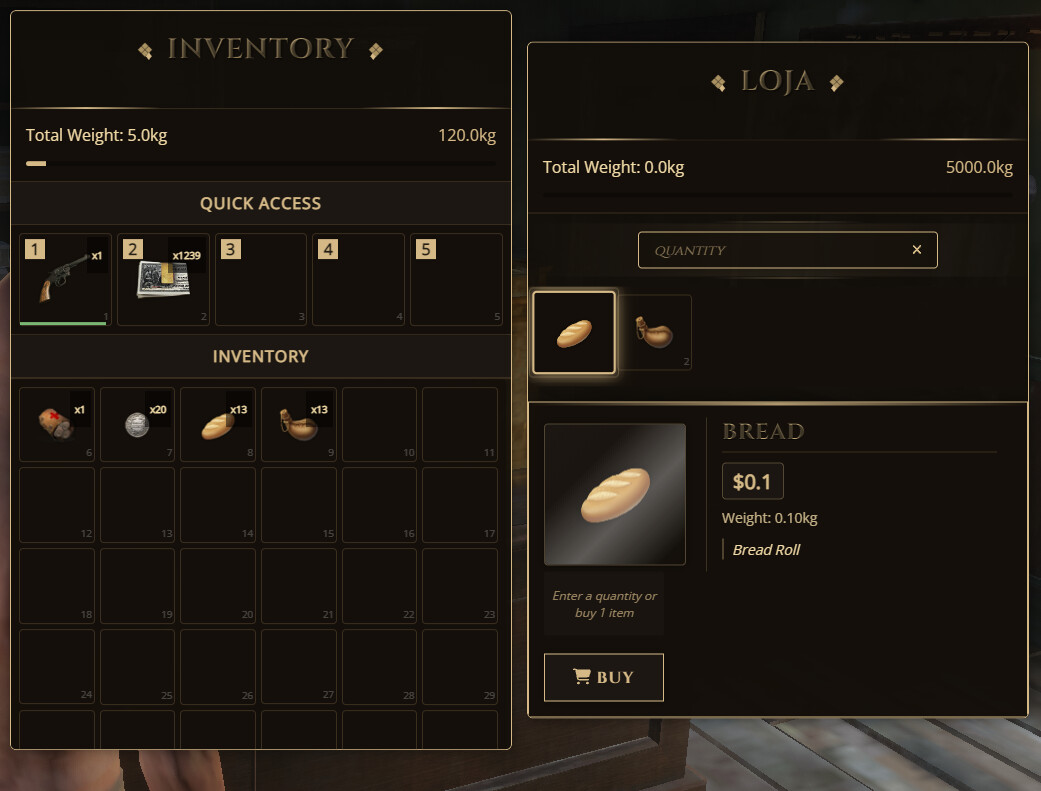 New UI Inventory