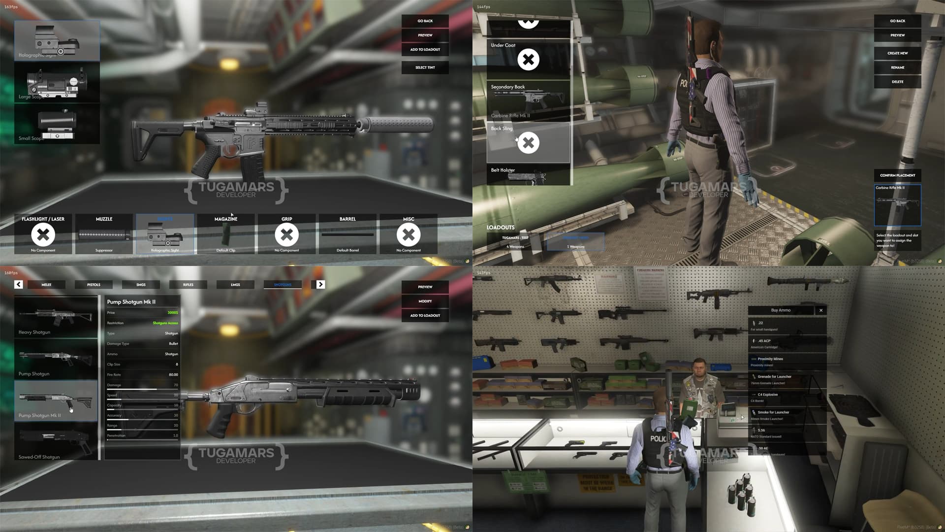 Realistic Weapons - Shop, Loadout, Weapon on back [Standalone] thumbnail 2